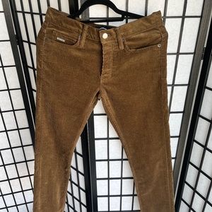 The Kooples Men’s Designer Brown Velvet Skinny Jeans / Size- 29